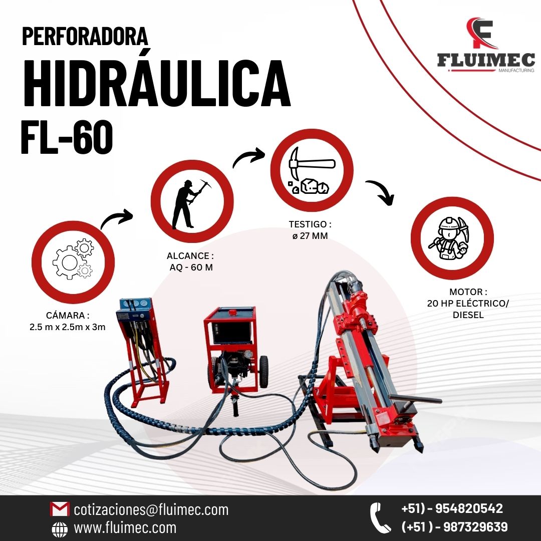 Perforadora fl-60 Equipo versatil